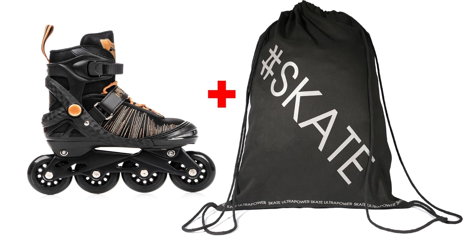 Pattini In Linea 2-in-1 SMJ Sport Per Bambini - Regolabili E Convertibili In Pattini Da Ghiaccio