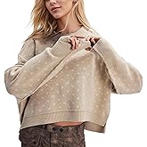 Women Crop Sexy Heart Pullover Knit Sexy Fashion Sweater Long Sleeve Sweatshirt Fall Winter Jumper Top