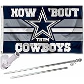 Dallas Cowboys How Bout Them Flag Pole and Bracket Mount Kit
