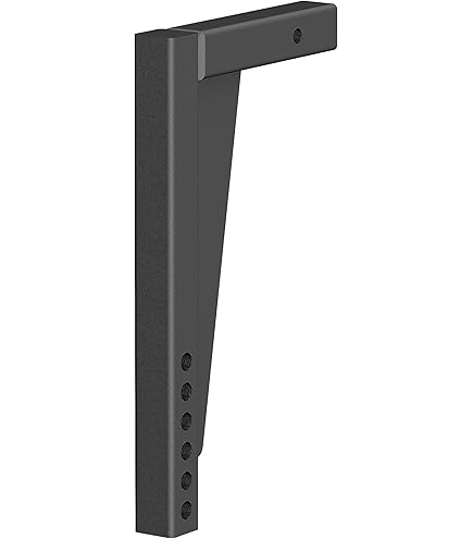 Gancio Di Traino Regolabile GENY 304, Doppio Ricevitore, Abbassamento/sollevamento 19,5 Cm, Per Camper E Fuoristrada, Acciaio Resistente, Made In USA - 3