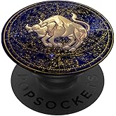 Taurus Astrological Sign Zodiac Design PopSockets PopGrip: Swappable Grip for Phones & Tablets