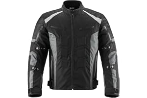 ILM Motorcycle Jacket with CE Armor for Men Enduro Touring Dualsport Riding Water Resistant Textile All-weather B02