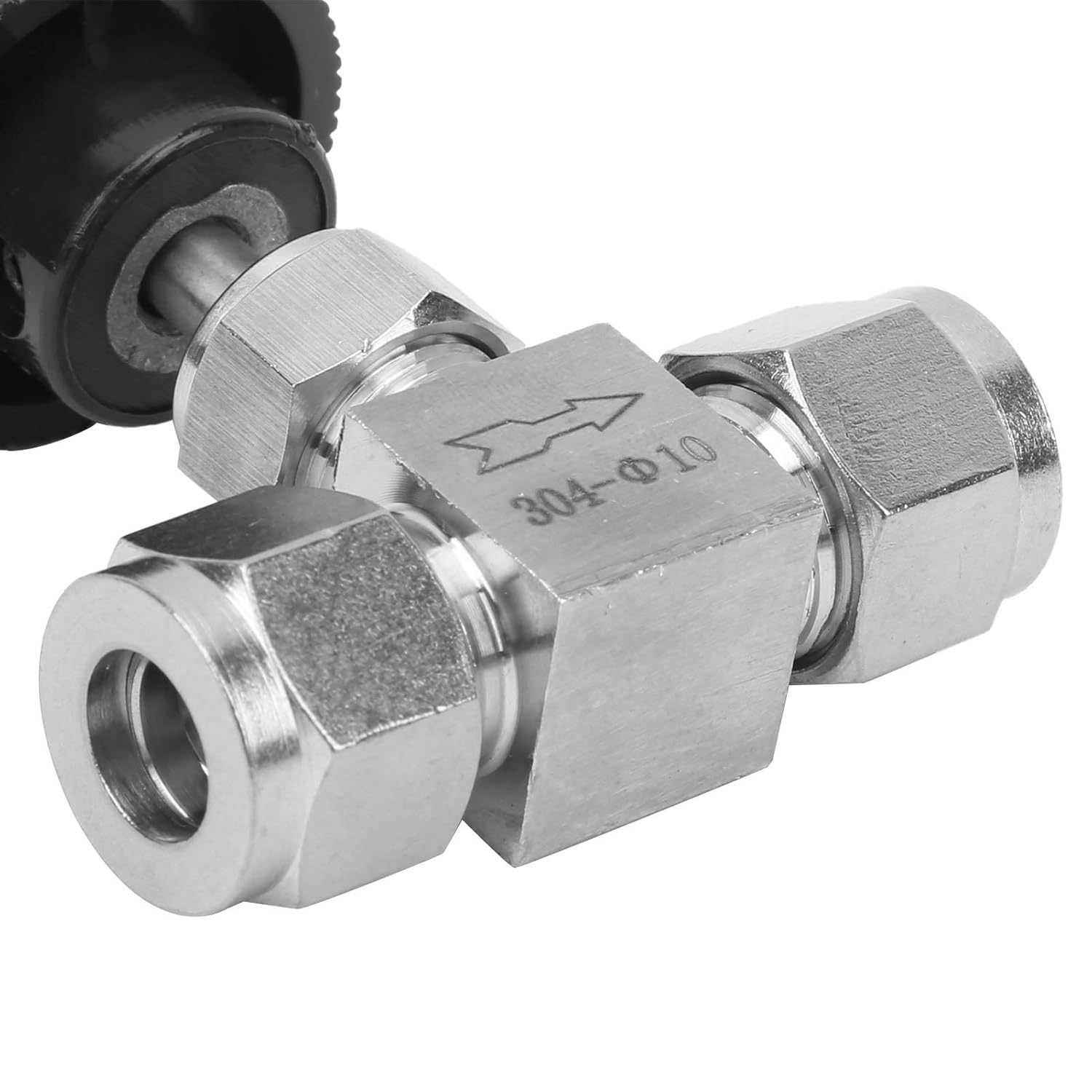 Gas Needle Valve, 2‑Way Multipurpose Needle Valve High Pressure for Oil