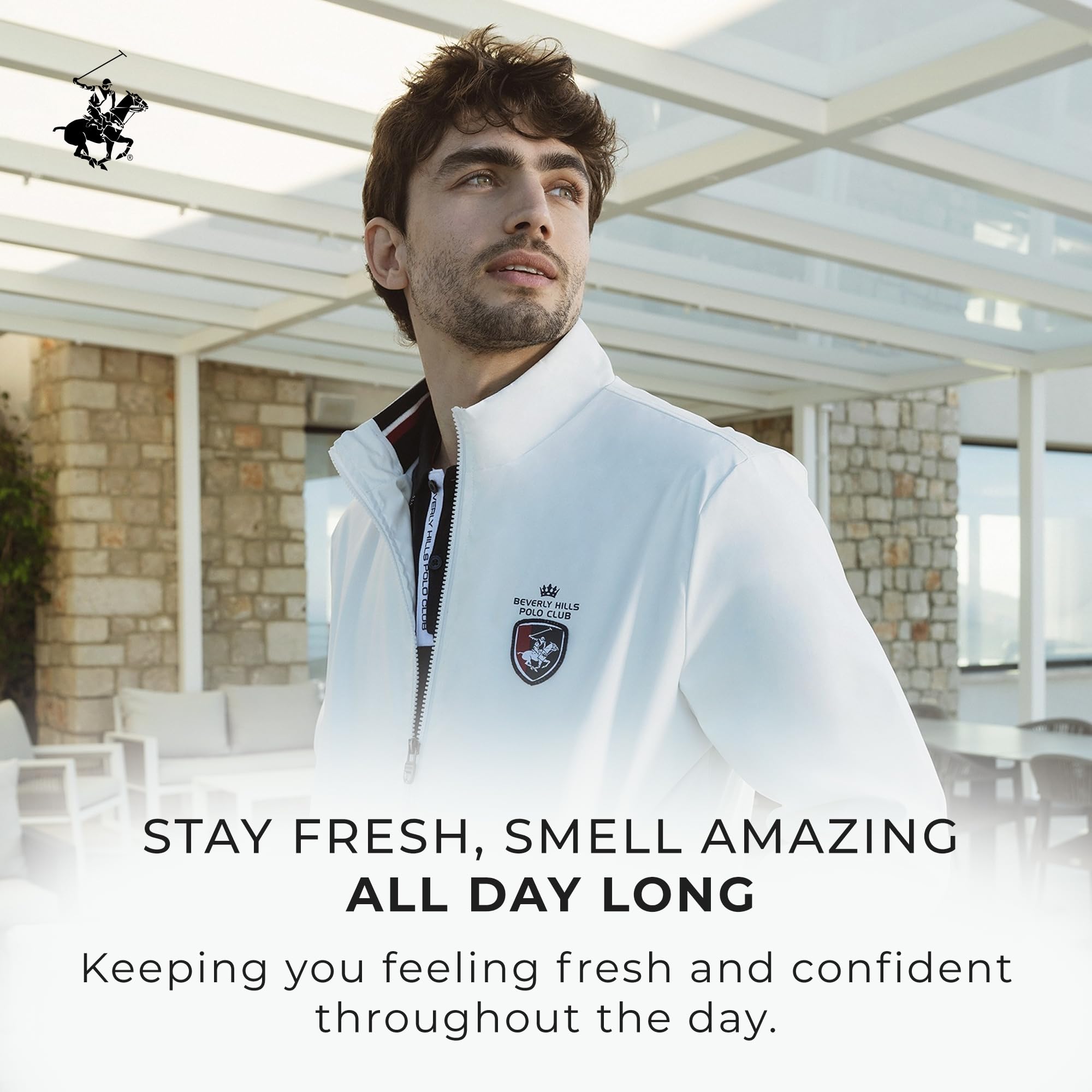 Beverly Hills Polo Club BHPC Cologne 5 Piece Gift Set for Men | Eau de Toillete, Deodorant, Shower Gel, Body Wash, Body Spray Fragrances (Blue)