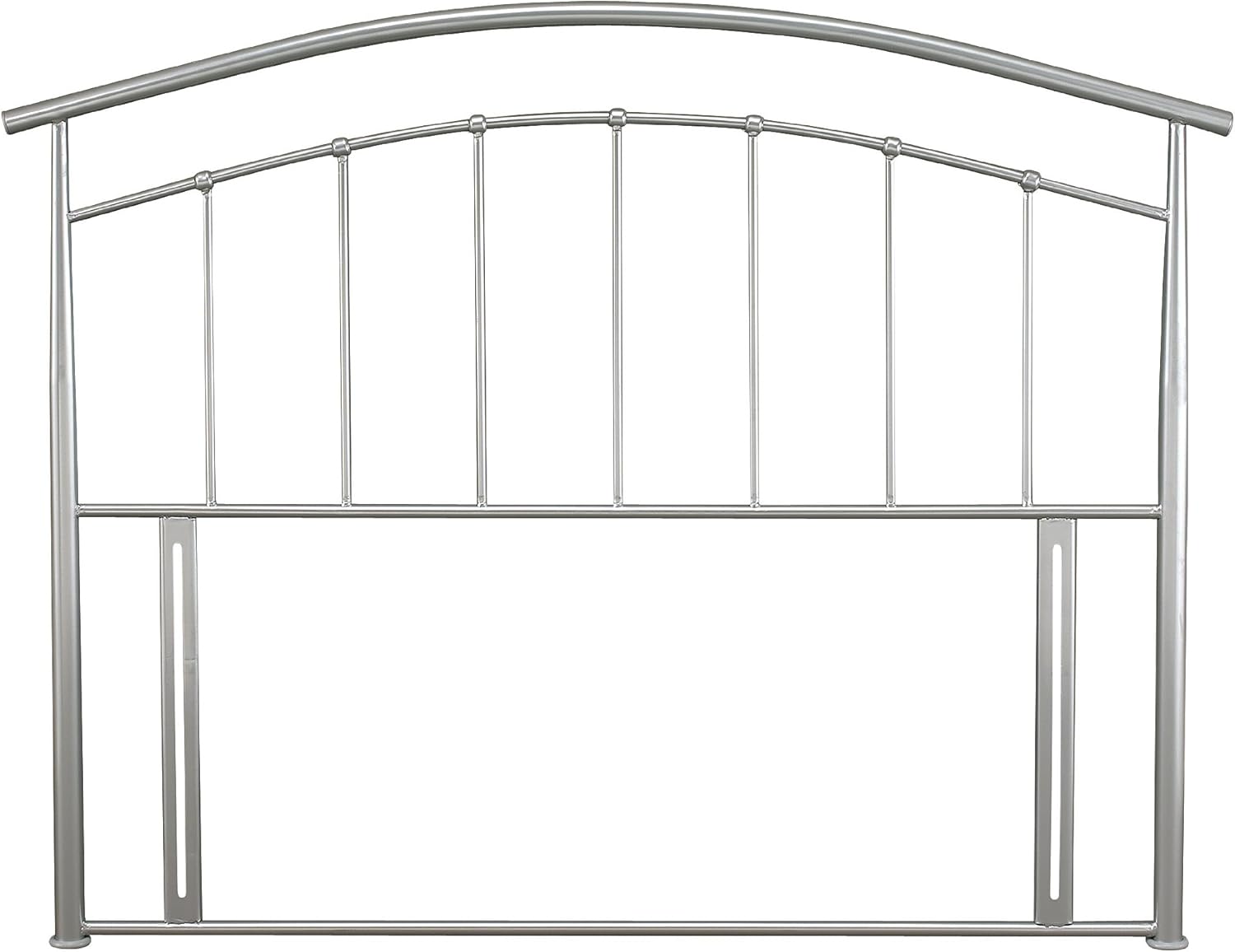 Save on Goods Silver metal headboard bed head end board. Tubular steel.3ft single,4ft small