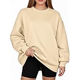 ZENUTA Oversized Sweatshirt for Women, Crewneck Sweatshirts Pullover, Long Sleeves Pullover Casual Fall Fashion Clothes 2025
