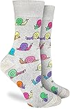 Good Luck Sock Women's Snails Socks, Adult, Shoe