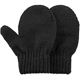 Century Star Toddler Mittens Thick Knit Kids Winter Gloves Warm Toddler Winter Gloves for Baby Girls Boys Magic Gloves