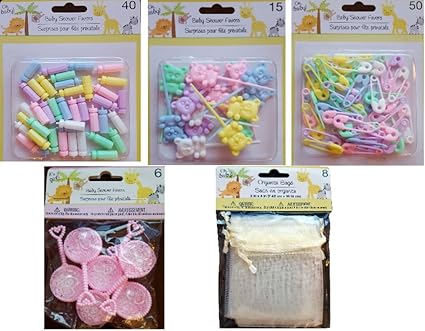 Amazon Com Baby Shower Favors Pack 50 Diaper Pin Favors 40