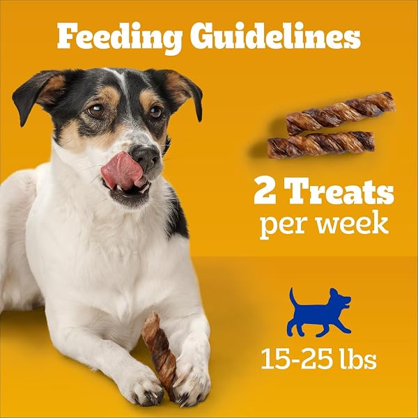 PEDIGREE TWISTY CHEWS SMALL LONG-LASTING DOG TREATS CHICKEN & BEEF FLAVOR, 9.17 OZ. POUCH, PACK OF 4 (40 COUNT)