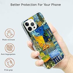 Van Gogh Art Collage Phone Case Compatible with