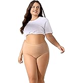 Goat Union Organic Cotton Boyleg Period Underwear for Women & Teens - Moderate Absorbency Period Panty, Blush, XL, Pack of 1
