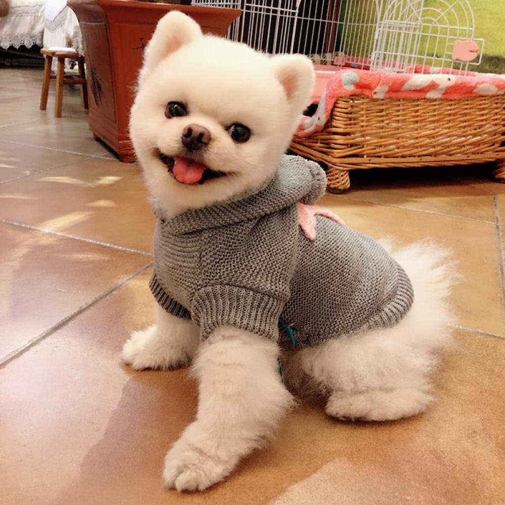 TAYIBO Dog Cat Puppy Halloween Clothes Pet Apparel,Dog winter clothes, small dog clothes, Pomeranian, cute stars - powder_S