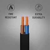 Primes DIY 3182Y 2-Core Flexible PVC Mains Cable 0.75mm 3m BASEC view 3
