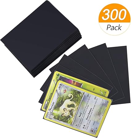 Amazon Homgaty 280シート ソフトペニースリーブ トレーディングカード スリーブカード プロテクター マジック ザ ギャザリングmtg 野球コレクション ドロップミックス ポケモンカード用 ブラック トレカ 通販