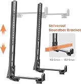 PUTORSEN Universal Soundbar Brackets for TV Mounts, Holds Above or Below view 5