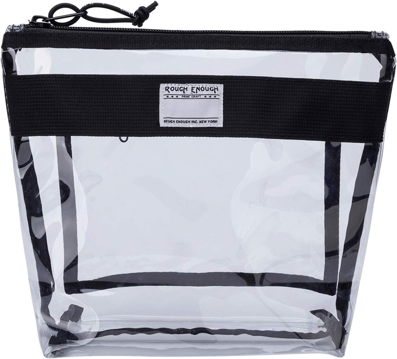 Rough Enough Large Clear TSA Approved Toiletry Bag Cosmetic Makeup