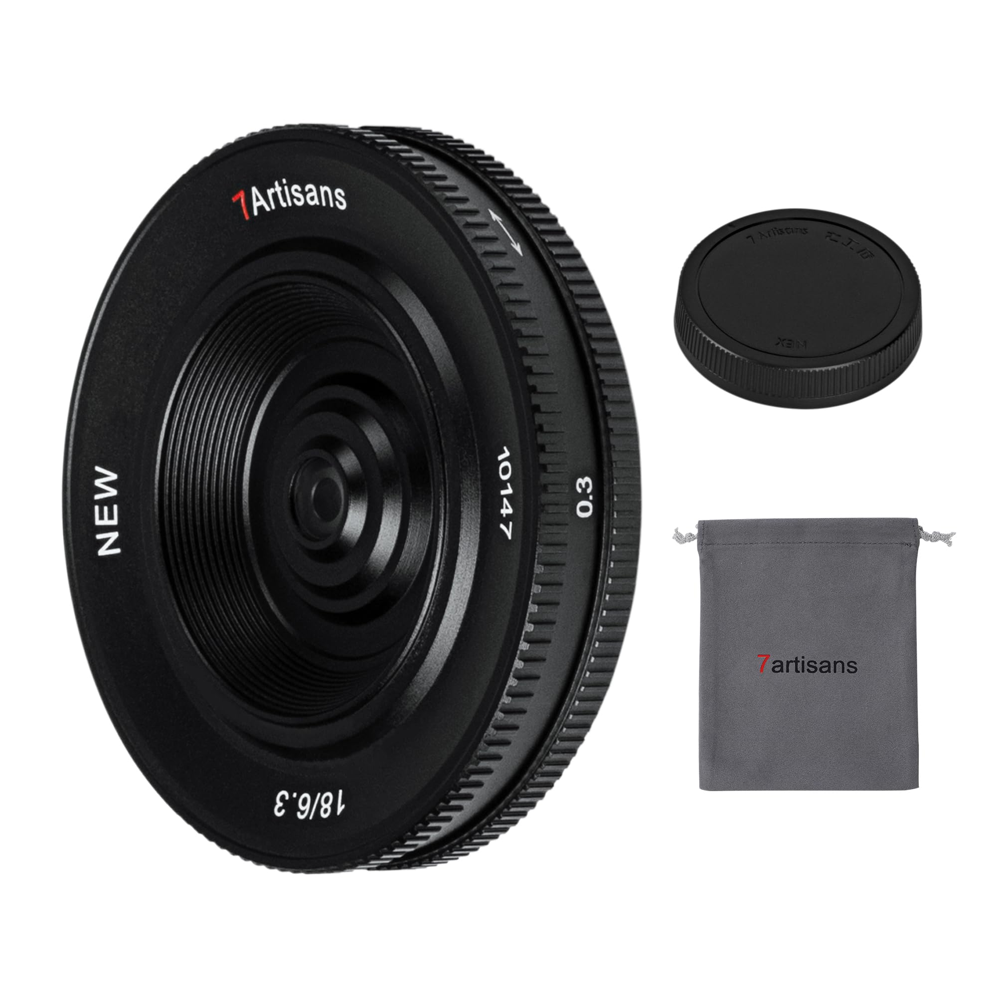 7artisan 18mm F6.3 Ultra-thin APS-C Prime Lens Fit for Sony Compact Mirrorless Cameras For Sony A7 A7II A7III (A7M3) A7R A7RIII A7S A7SIII A6000 A6300