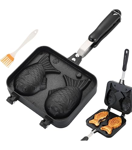 Taiyaki Fish Waffle Maker,Taiyaki Tortiera a forma di pesce