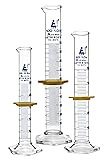 EISCO Premium Graduated Cylinder Set - 25mL, 50mL