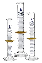 EISCO Premium Graduated Cylinder Set - 25mL, 50mL