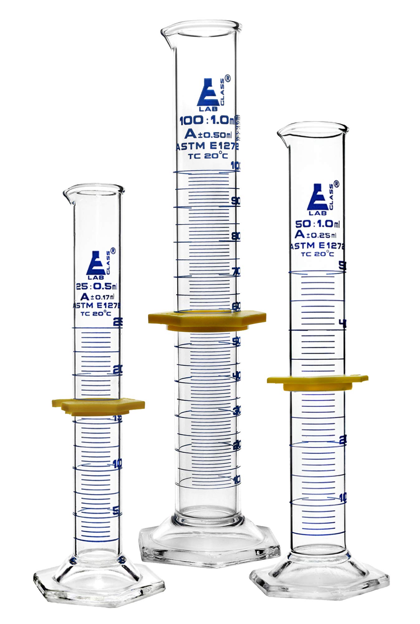 EISCO Premium Graduated Cylinder Set - 25mL, 50mL
