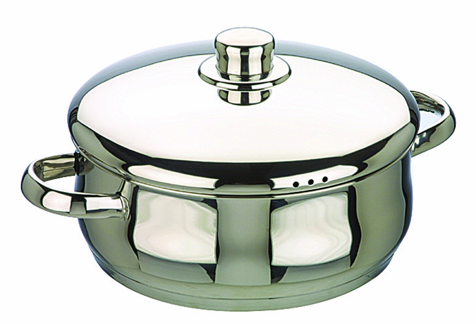 IBILI Oslo Stock Pot with Lid, 32 cm, Stainless Steel, Suitable for Induction Hobs