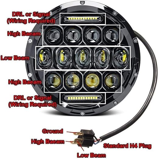 Amazon Com 2020 New Arrival H6024 7 Inch Round Led