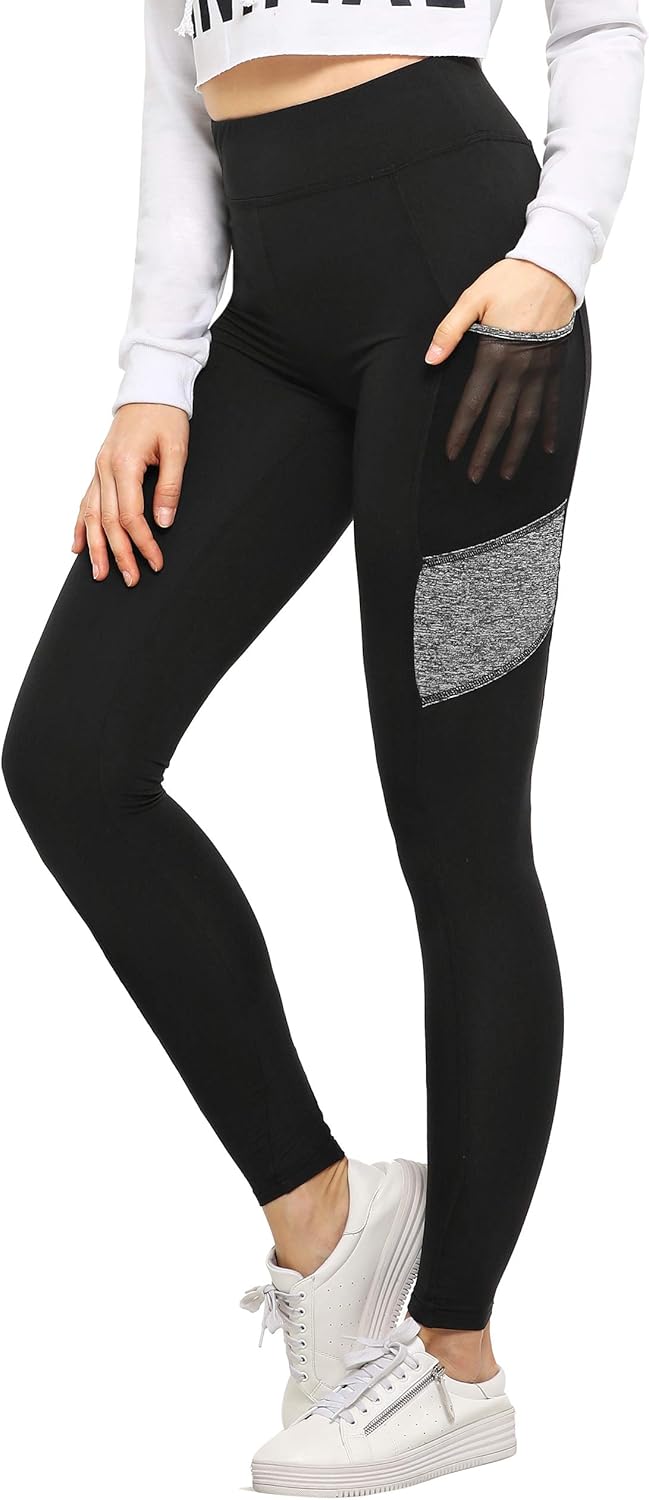 mesh insert workout leggings
