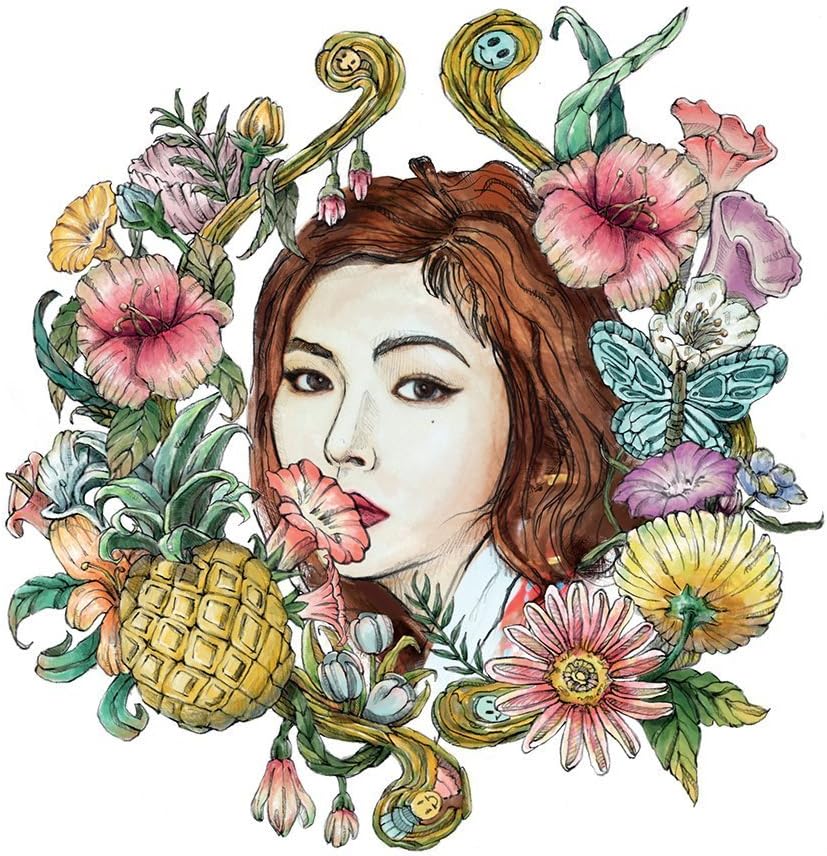 HyunA EP Album Vol. 5 - A'wesome(7 postcards) [+official folded poster][+Hyuna autograph photo][+Hyuna sticker]