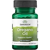 Swanson Oregano Oil 10:1 Extract-Natural Supplement Promoting Digestive Health-Respiratory & Urinary Tract Health Support (120 Softgels, 150mg Each)