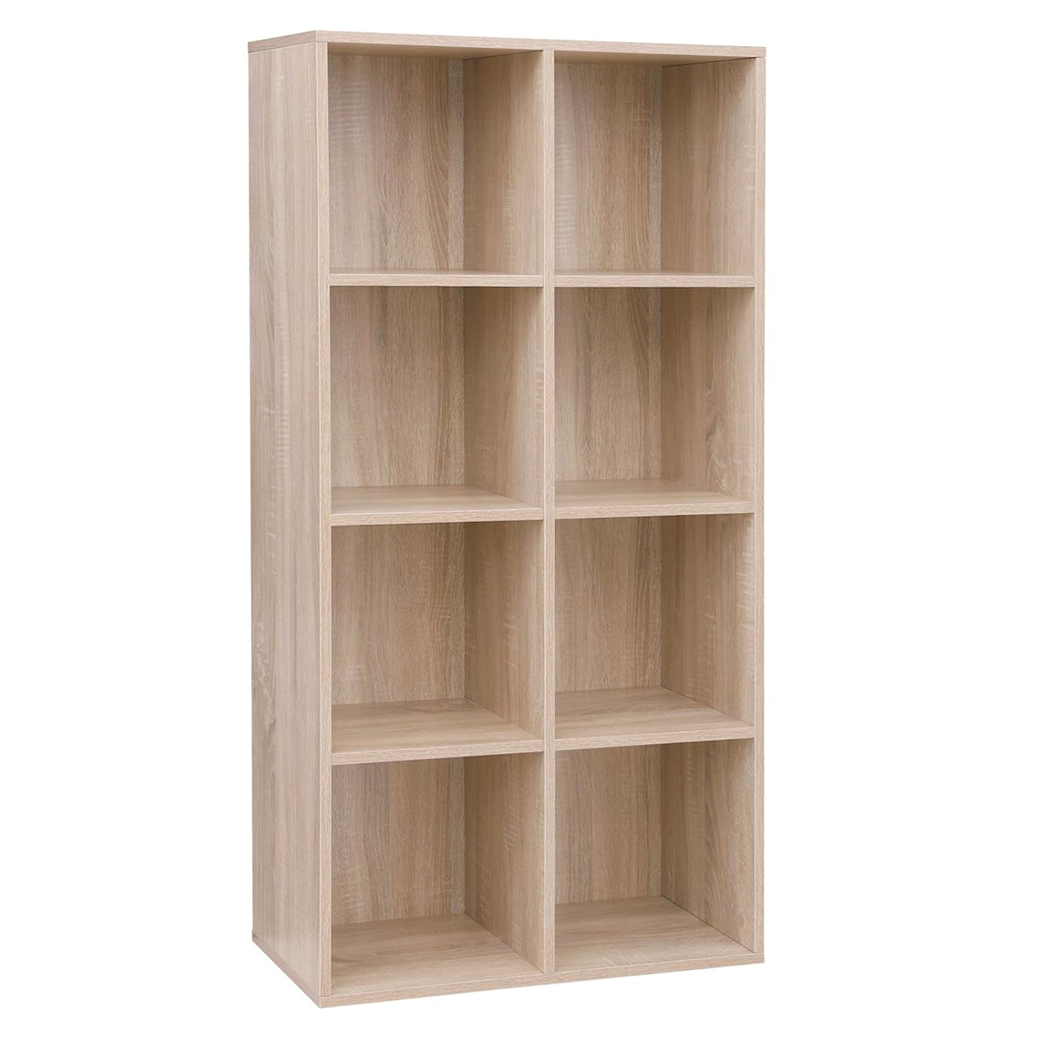 Home Wooden Bookcase and Display Shelf Freestanding Unit for