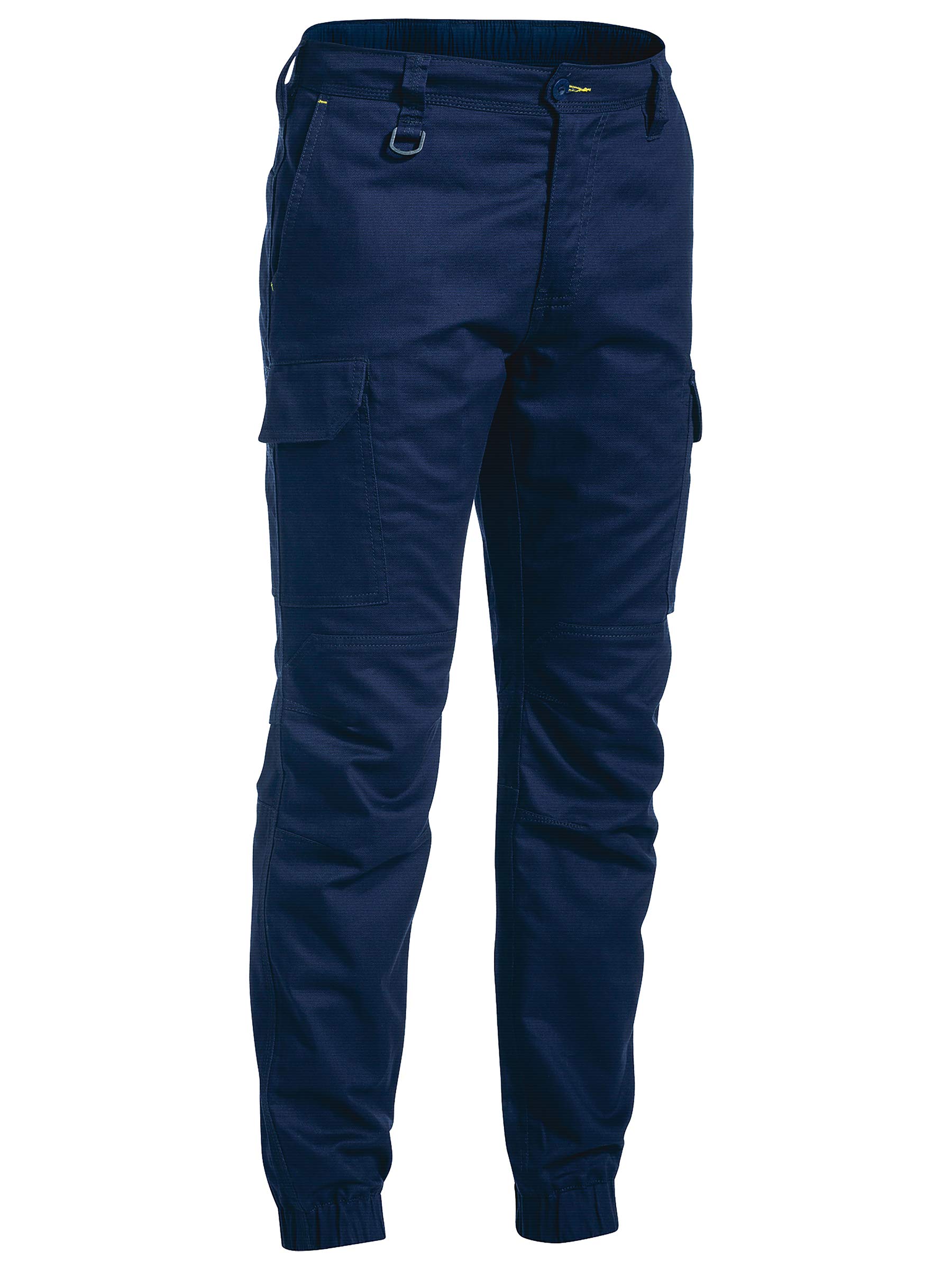 Bisley Workwear UKBPC6332_BPCT Flex & Move Stretch Canvas Stove Pipe Trousers - Navy, 36