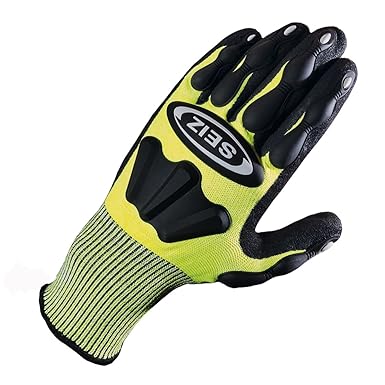 SEIZ 800260 HORNET Universeller Handschuh für Rettungskräfte Gelb/Schwarz 9