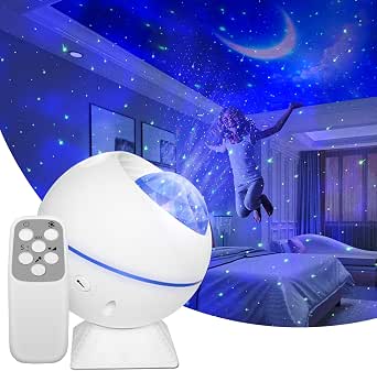 Star Projector Night Light Galaxy Projector For Bedroom Party Decorations For Adult Kids With Star Nebula Moon And Cloud Light Multiple Color Stary Lights With Remote Control Auto Off Timer Amazon Com