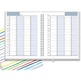 Appointment Book, Schedule Planner by StriveZen, Daily, Hourly, 15 Minutes Increments, Weekly Scheduling, 7" x 8-3/4", Pockets, 128 Pages, HARDCOVER, UNDATED