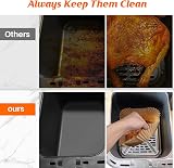 Stone TH 120Pcs Air Fryer Liners for Ninja Dual Air Fryer Parchment Paper Liners view 4