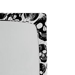 Ambesonne Gothic Fitted Sheet, Grunge Black Human