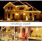 Lezonic 120 LED String Lights Mains Powered 12M Waterproof Warm White view 5