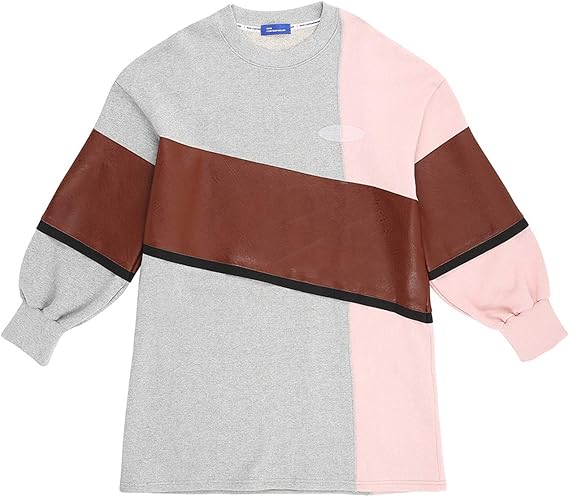 Amazon Com Dress Free グレイ 韓国 服 ブランド 流行り ストリート ワンピース チュニック 通販