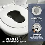 CUQOO Soft Close Toilet Seat Premium Heavy Duty with Quick Release view 4