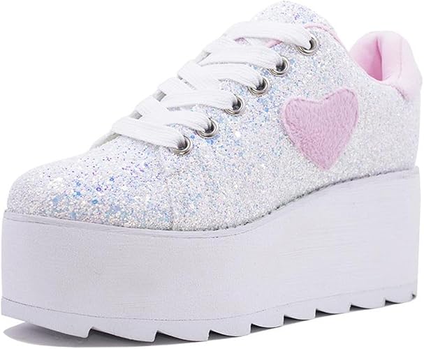 heart platform sneakers