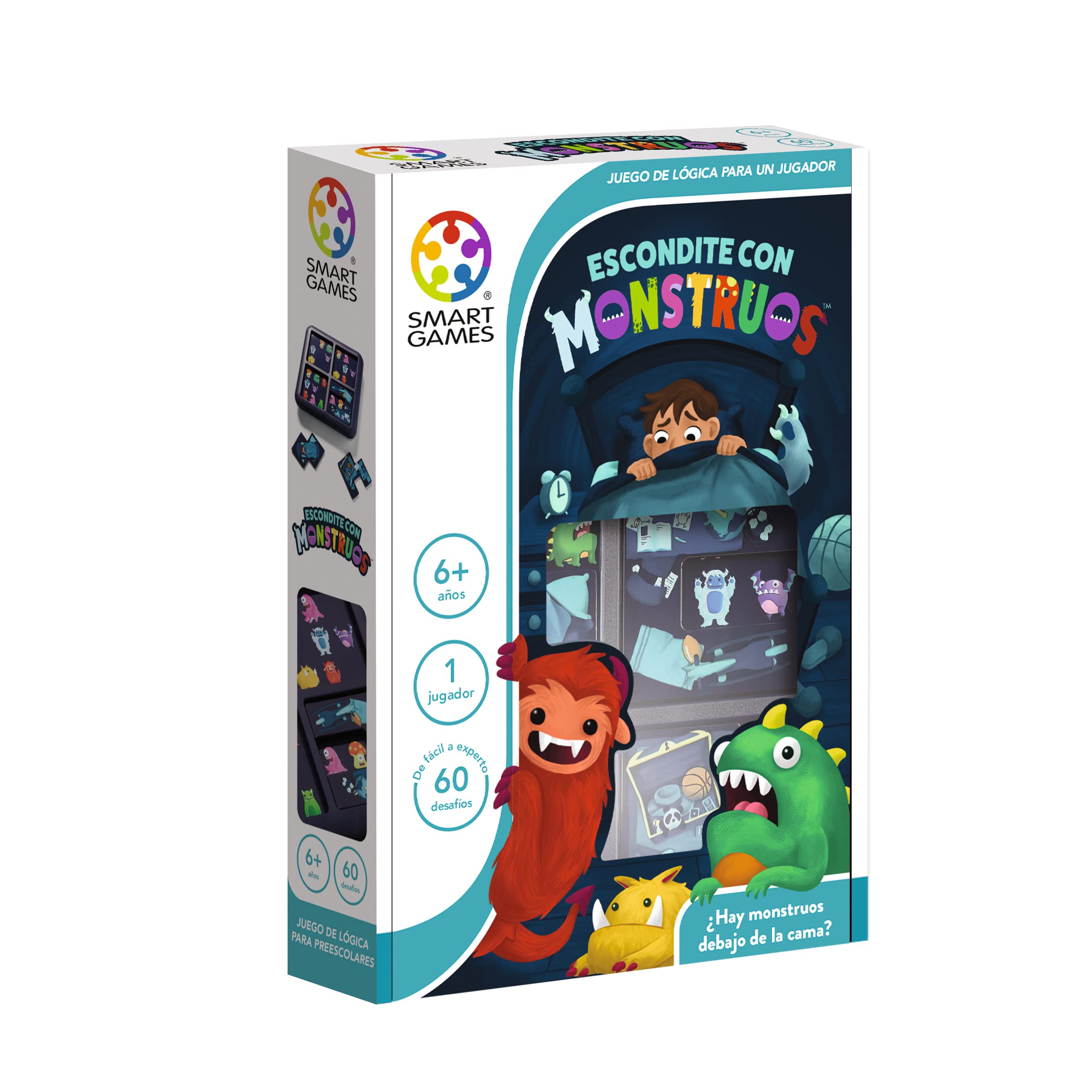 Smart Games - Hide and Seek With Monsters | Board Games Kids 6 Years Old | Kids Games 6 Years Old Or Over | Board Game 6 Years | Children's Games