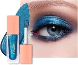 Oulac Liquid Glitter Eyeshadow Ocean Treasure Metallic Blue Vegan Eyeliner 6.8g