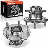 A-Premium 2 x Rear Wheel Bearing and Hub Assembly with 5-Lug Compatible with Honda Civic 2016-2021, Insight 2019-2022