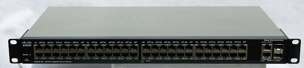 Cisco SG 200-50 SLM2048T-UK 50-Port Gigabit Smart Network Switch