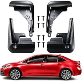 NQPJK Mud Guards Compatible with Toyota Corolla Sedan 2020-2026, 4Pcs Splash Guards Set for SE/LE, Front &amp; Rear Fender Mudflaps Kit