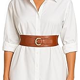 WOWOGO Womens Wide Elastic Waist Belt for Dress Ladies Stretch Cinch Belt