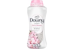 Downy Light Laundry Scent Booster Beads, Cherry Blossom Scent, In-wash fabric beads designed to be gentle with a light boost 