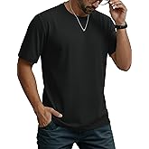 TACVASEN Men's T-Shirts Short Sleeve UPF 80+ Moisture Wicking Sun Protection Shirts Casual Crewneck Lightweight Classic Tee